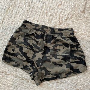 Camo short shorts
